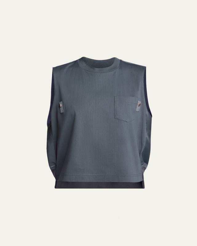 Hybrid Nylon Back Tank Top